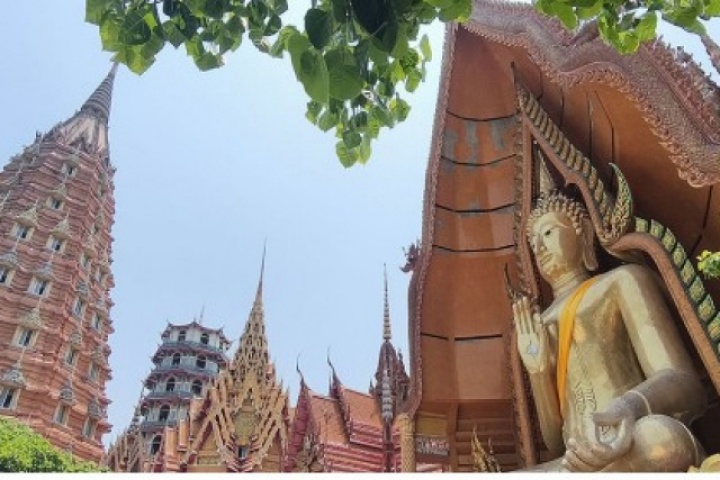 Chùa Wat Tham Suea, ngôi chùa linh thiêng kỳ bí ở phía Tây “xứ sở chùa vàng”