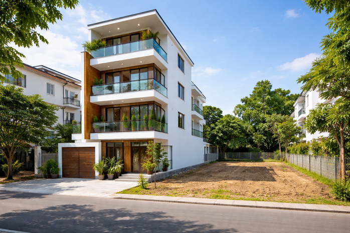 Toà buộc bị đơn phải trả lại đất cho nguyên đơn. Ảnh minh họa do AI vẽ