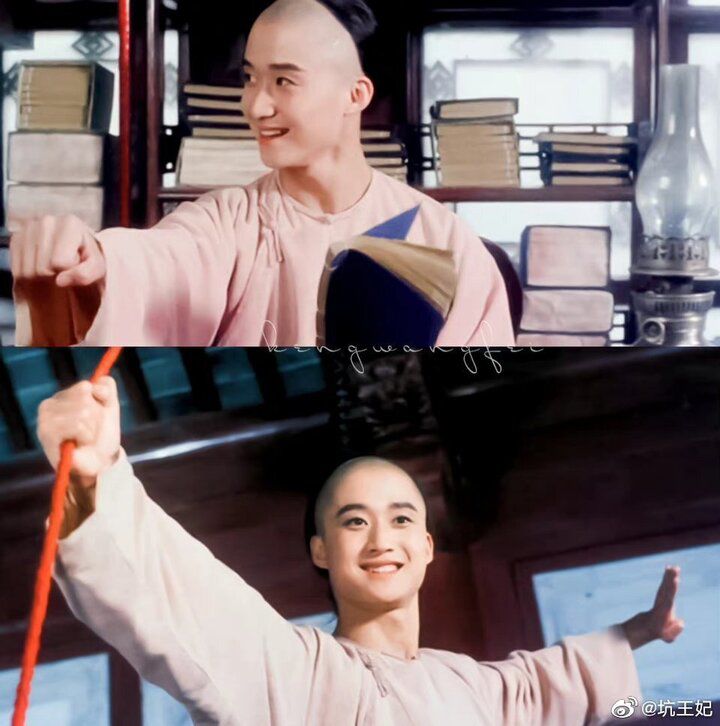 Ngô Kinh trong bộ phim đầu tay Thái Cực Quyền 1996