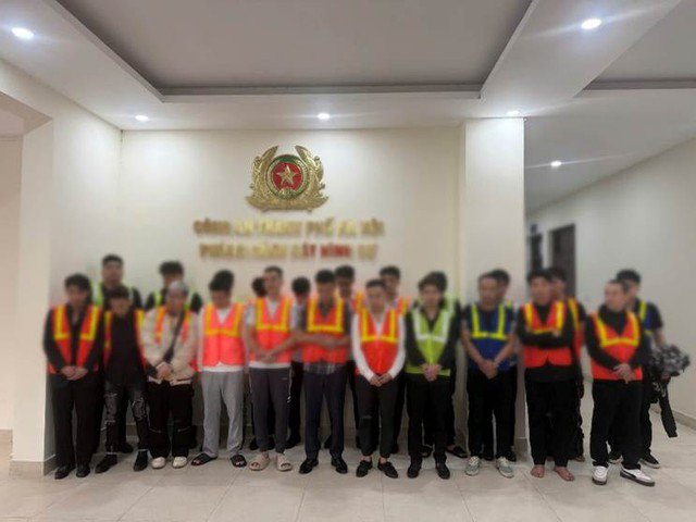 Các đối tượng trong vụ án. Ảnh: Công an TP Hà Nội.