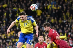 Video bóng đá Thụy Điển - Ba Lan: Rượt đuổi kịch tính, "người hùng" Gyokeres (Play-off World Cup)