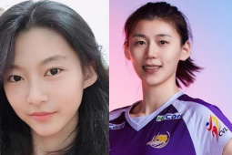 Ngắm nhan sắc dàn hot girl ngoại binh giải bóng chuyền VN, ấn tượng “ngọc nữ” 1m94