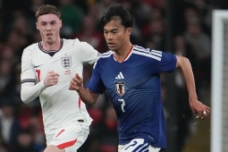 Video bóng đá ĐT Anh - Nhật Bản: Đỉnh cao Mitoma, bẻ nanh "Tam sư"