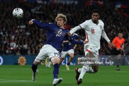 Video bóng đá ĐT Anh - Nhật Bản: Đỉnh cao Mitoma, bẻ nanh "Tam sư"