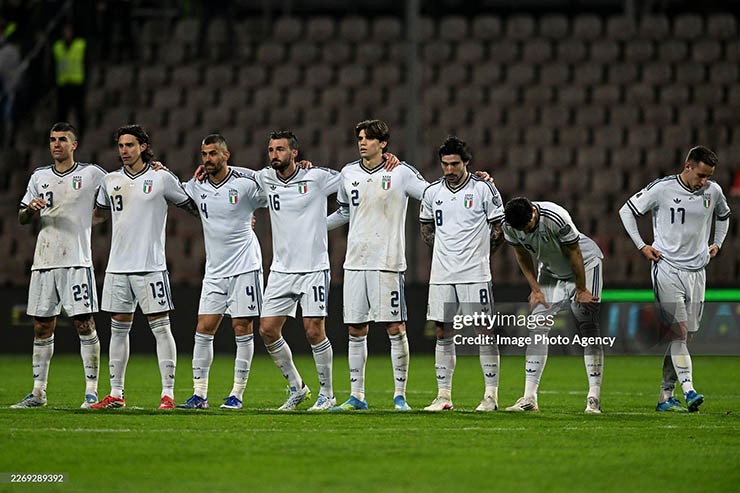 Italia thất bại ở loạt luân lưu trận play-off với Bosnia &amp; Herzegovina