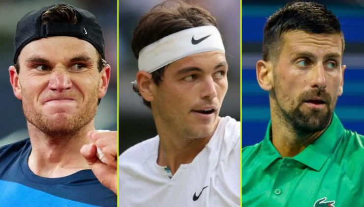 Draper, Fritz và Djokovic (từ trái qua) không dự Monte Carlo 2026