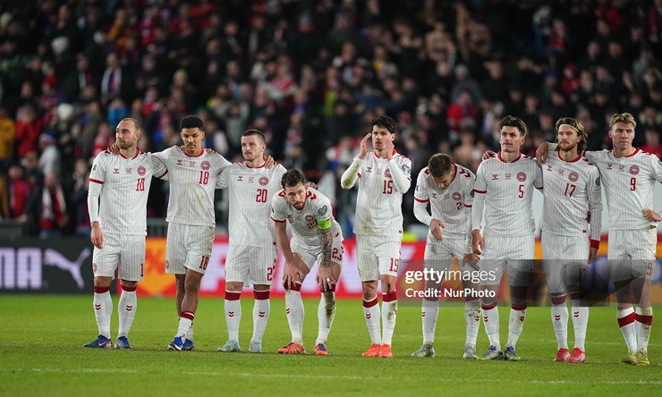 Đan Mạch thua&nbsp;CH Séc&nbsp;trên chấm luân lưu