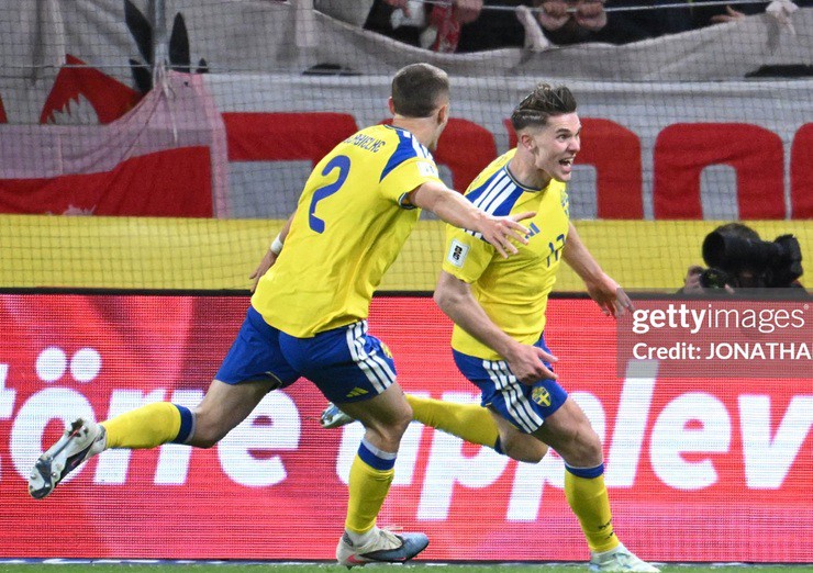 Gyokeres tỏa sáng giúp&nbsp;Thụy Điển&nbsp;giành vé dự&nbsp;World Cup 2026