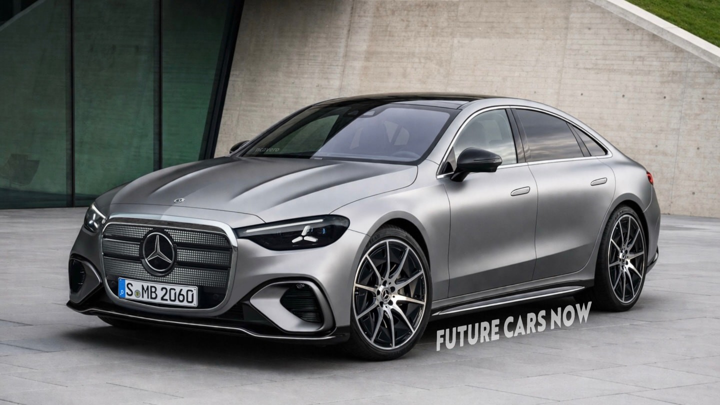 Mercedes-Benz C-Class thuần điện lộ diện bản dựng thiết kế mới với lưới tản nhiệt phát sáng.