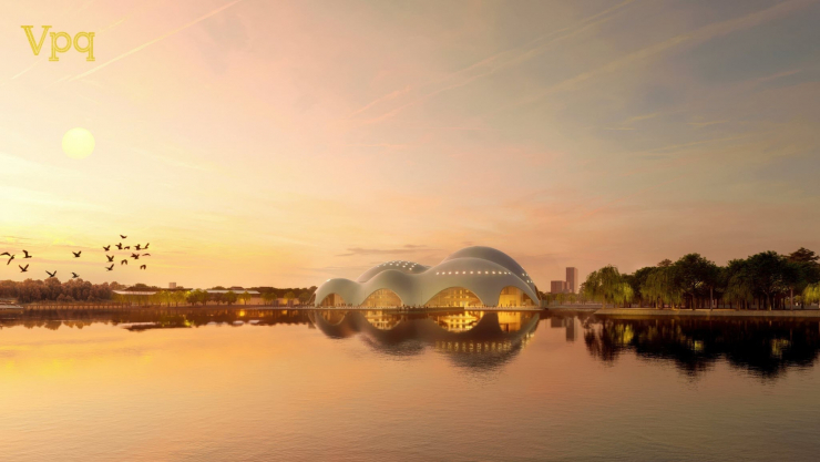 Phối cảnh Nhà hát Opera giáp hồ Tây