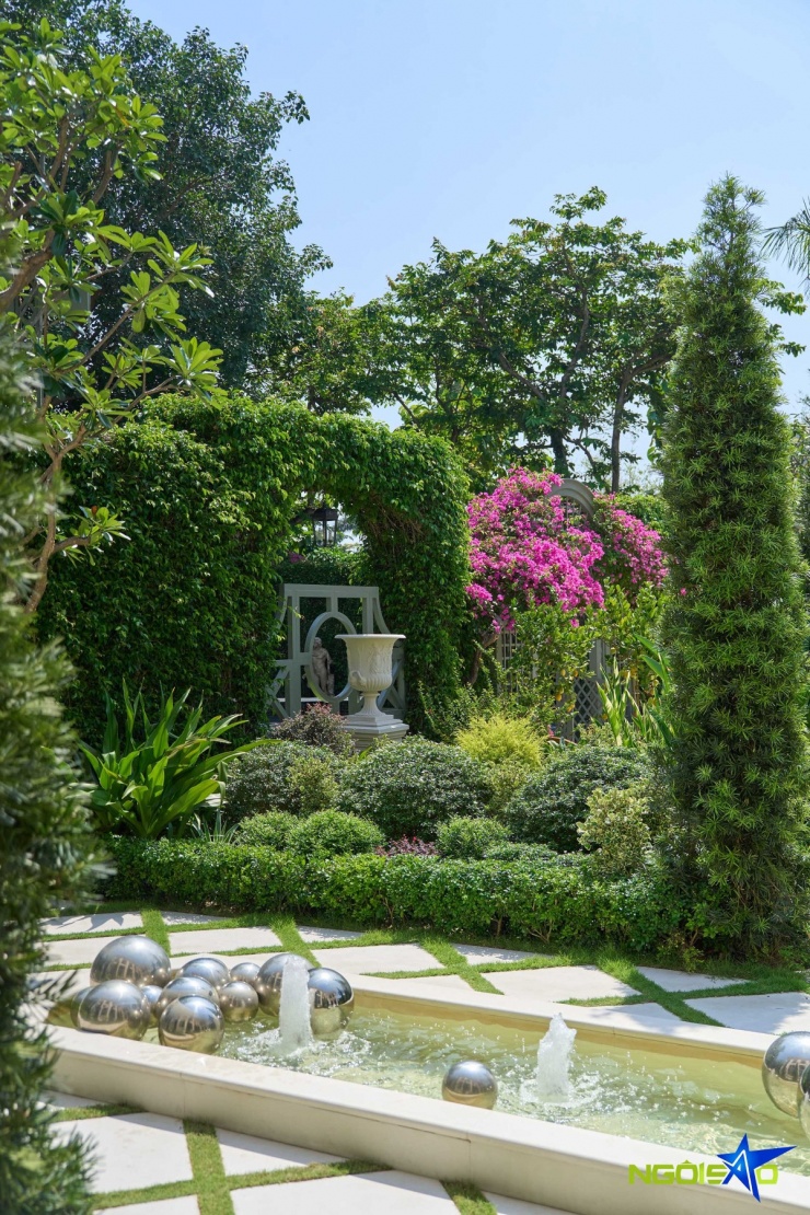 Thái Công chi 2 tỷ đồng làm 'khu vườn châu Âu' trong dinh thự 2.000 m2 - 10