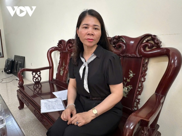 Bà Nguyễn Thuý Nga – Hiệu trưởng Trường Tiểu học Lim ( xã Tiên Du, tỉnh Bắc Ninh)