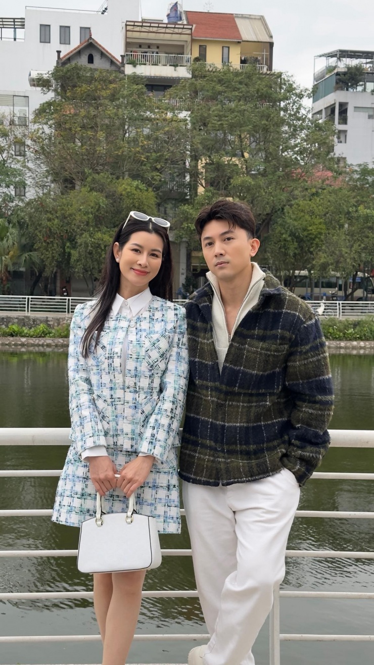 Diễn viên Lưu Huyền Trang và Hoàng Anh Vũ