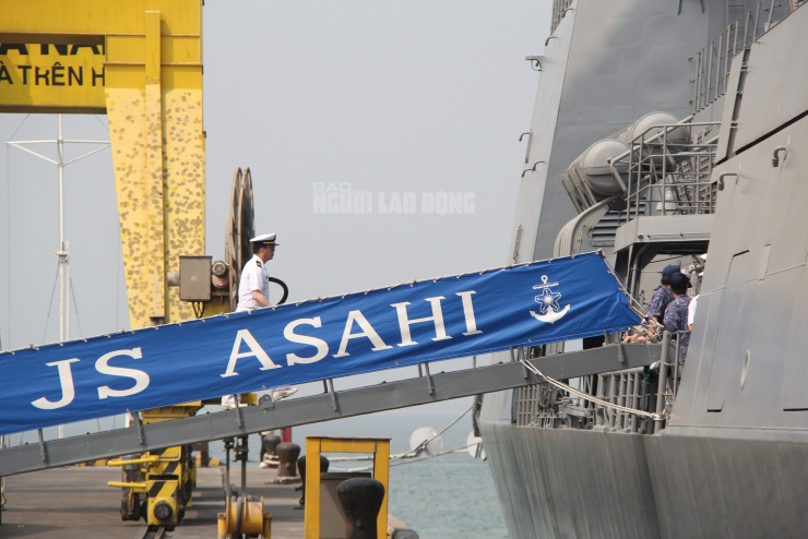 Chuyến thăm của thủy thủ tàu hộ vệ Asahi nhằm góp phần củng cố quan hệ hữu nghị, tin cậy giữa Việt Nam và Nhật Bản