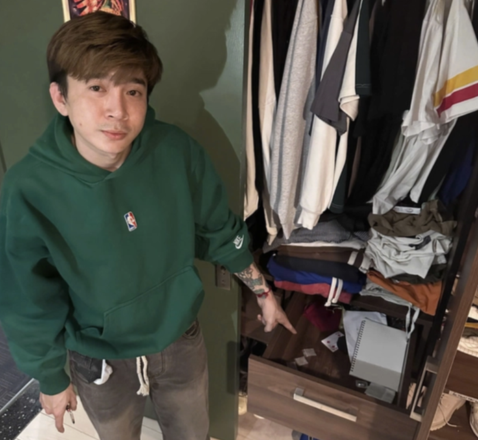 Ca sĩ Chi Dân lúc bị bắt