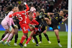 Video bóng đá Nữ Bayern Munich - Nữ MU: Mộng ngược dòng tan vỡ vì 2 quả phạt góc (Cúp C1)