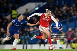 Video bóng đá nữ Chelsea - Arsenal: Nghẹt thở phút 90+4 & thẻ đỏ (Cúp C1)