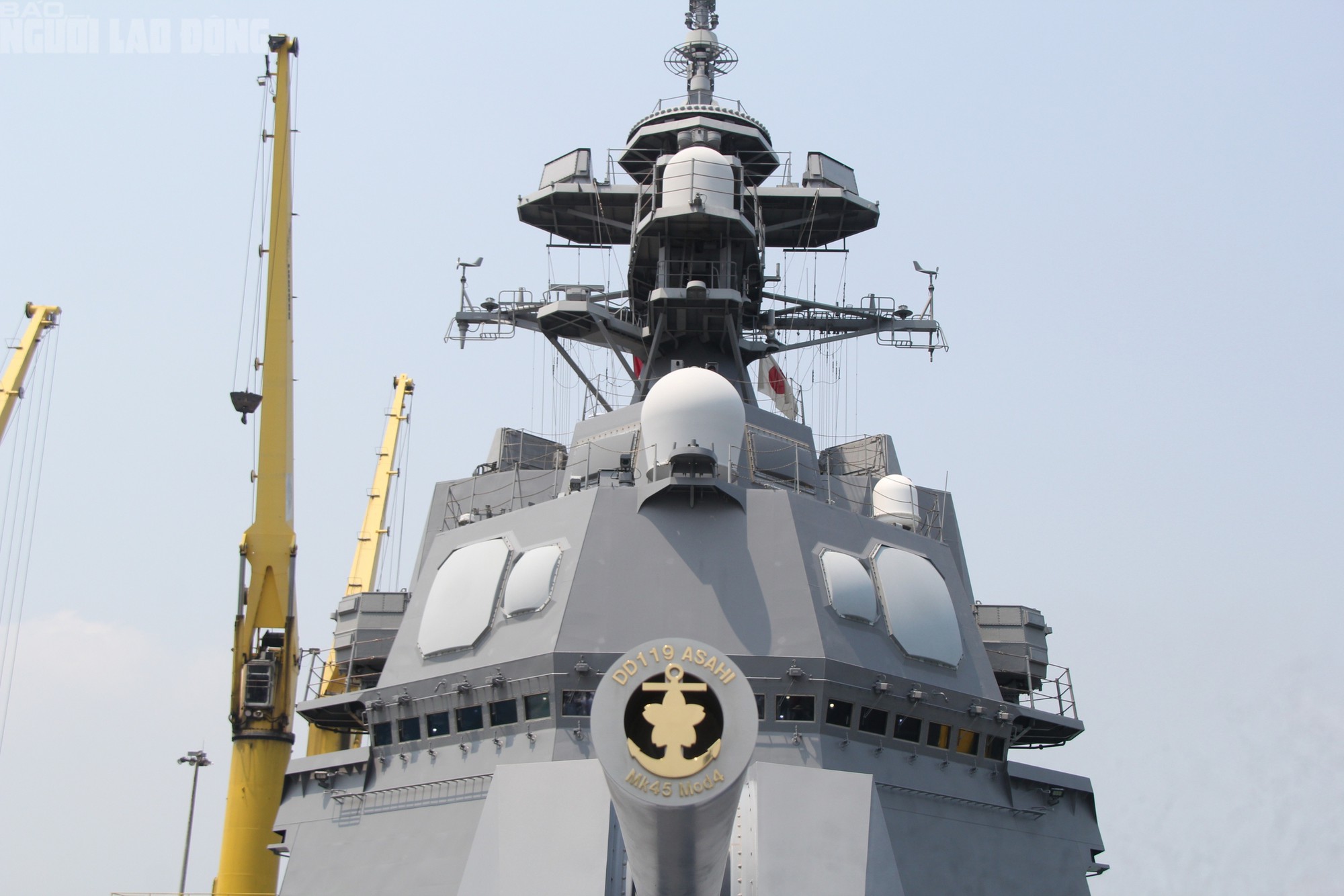 CLIP: Cận cảnh tàu hộ vệ Asahi Nhật Bản với khí tài hiện đại thăm Đà Nẵng - 8