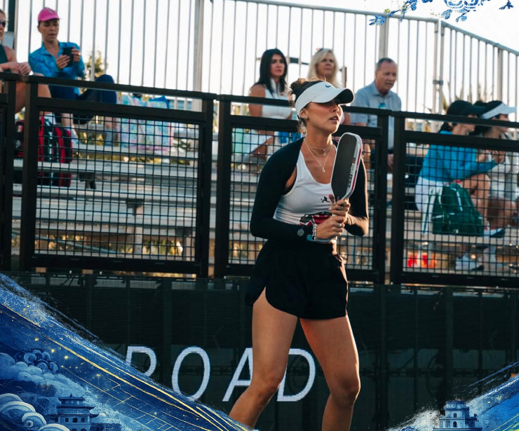 Nữ tay vợt xinh đẹp gốc Việt gây sốt ở giải pickleball đỉnh cao Hà Nội - 9