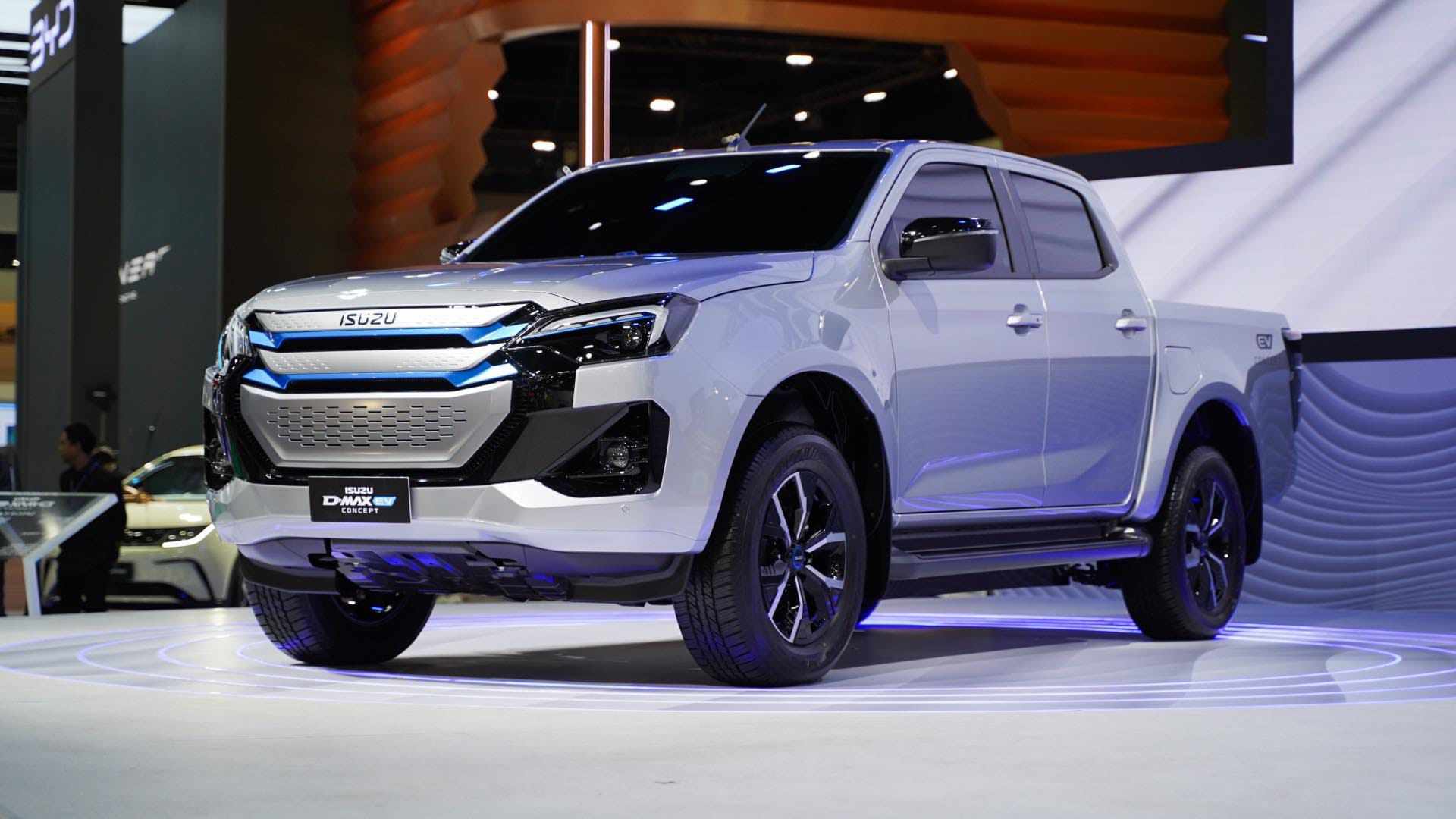 Mẫu xe bán tải điện Isuzu D-Max EV vừa được ra mắt tại BIMS 2026.