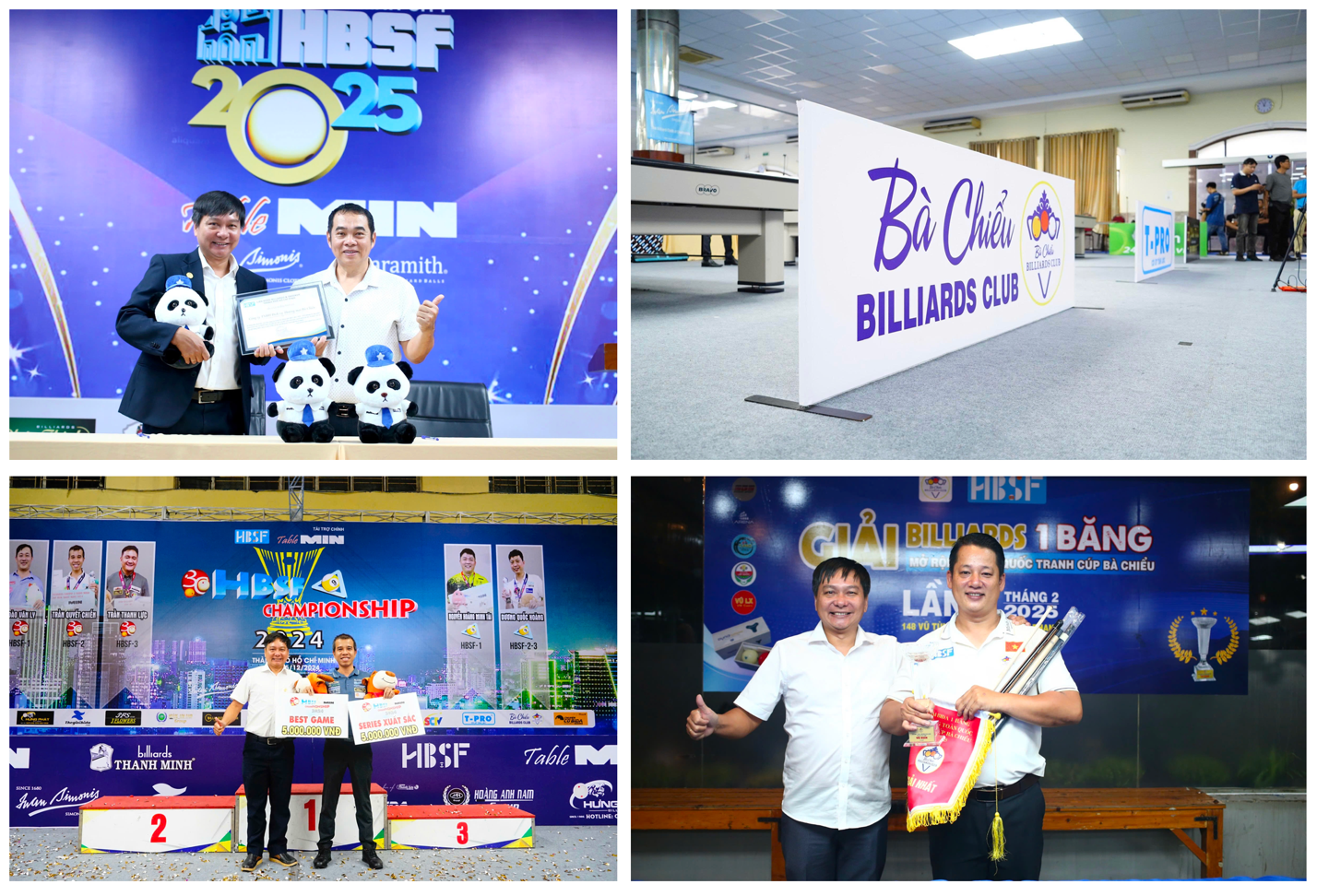 Anh Tịnh Nguyễn và Billiards Bà Chiểu góp mặt tại HBSF Tour cũng như tổ chức nhiều giải đấu uy tín trong cộng đồng