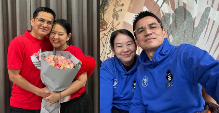 Kiatisuk và bạn đời thích diện trang phục đồng điệu màu sắc, kiểu dáng. Ông thường tặng vợ hoa, những món quà nhỏ, đưa bà đi khắp nơi tận hưởng cuộc sống trung niên.