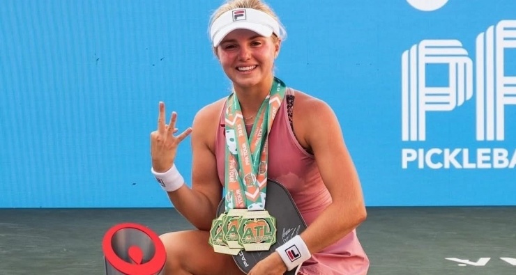 'Nữ hoàng' pickleball 19 tuổi tỏa sáng tại PPA Tour Hà Nội - 2