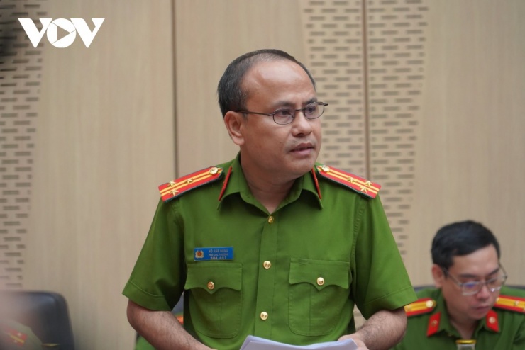 Thượng tá Hồ Văn Hưng, Phó Cục trưởng&nbsp;Cục Cảnh sát điều tra tội phạm về tham nhũng, kinh tế, buôn lậu (C03 - Bộ Công an). (Ảnh: Trọng Phú)