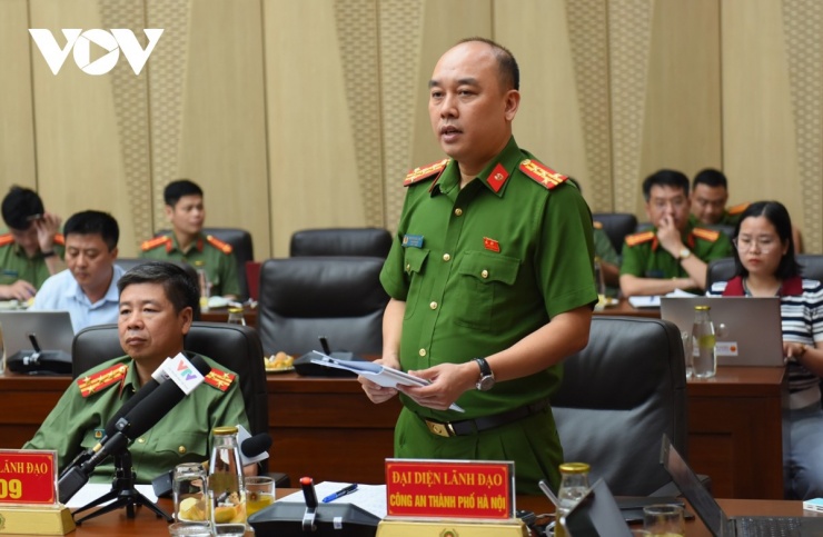 Đại tá Nguyễn Đức Long, Phó Giám đốc Công an TP Hà Nội. (Ảnh: Trọng Phú)