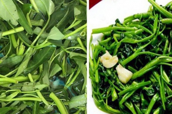 Bị sỏi thận ăn rau muống được không?