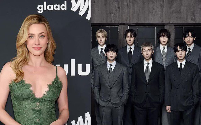 Lili Reinhart từng xuất hiện xinh đẹp lộng lẫy trong MV "Swim" đánh dấu sự trở lại của nhóm nhạc BTS.