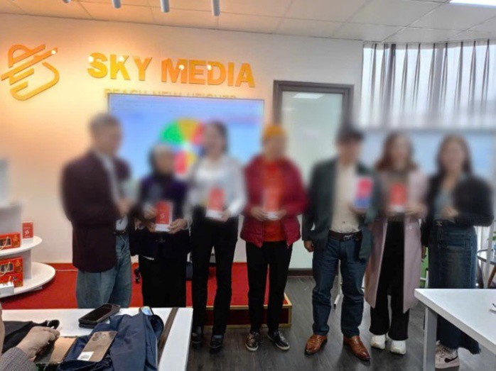 Một buổi tổ chức hội thảo tại Công ty Sky Media
