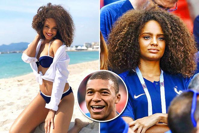 Alicia Aylies được đồn là bạn gái đầu tiên của Mbappe