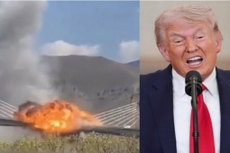 VIDEO: Cầu lớn nhất Iran đổ sập, ông Donald Trump nói “còn nữa”