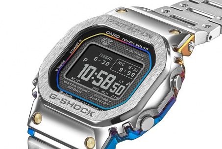 Casio ra mắt G-Shock kim loại phủ cầu vồng, giá xấp xỉ 20 triệu đồng