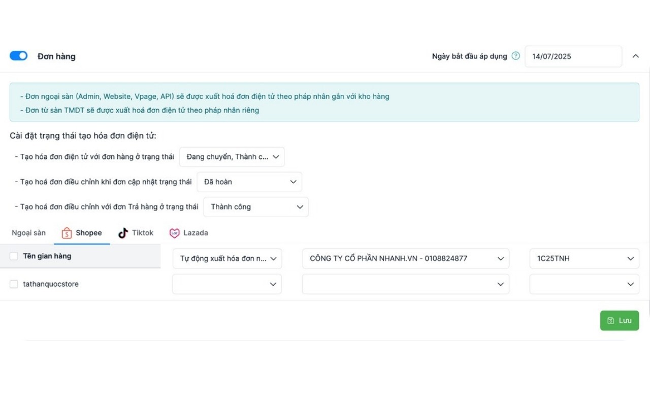 Khởi tạo hóa đơn từ máy tính tiền - Giải pháp minh bạch cho nhà bán hàng