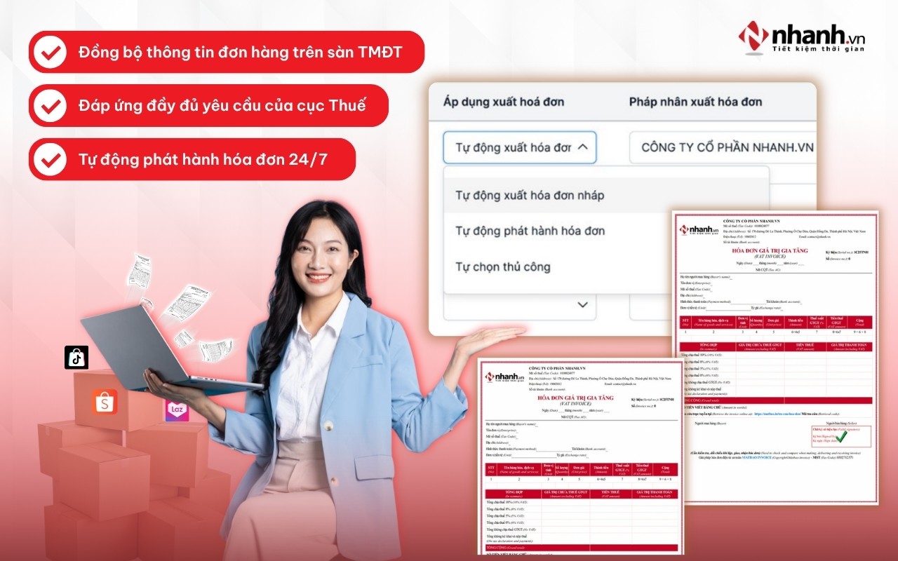 Nhanh.vn - Giải pháp phần mềm bán hàng tích hợp hóa đơn điện tử