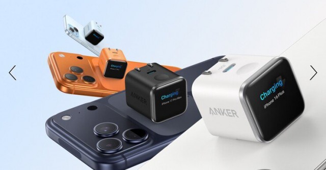 Anker trình làng bộ sạc tích hợp màn hình thông minh, tương thích iPhone và Xiaomi