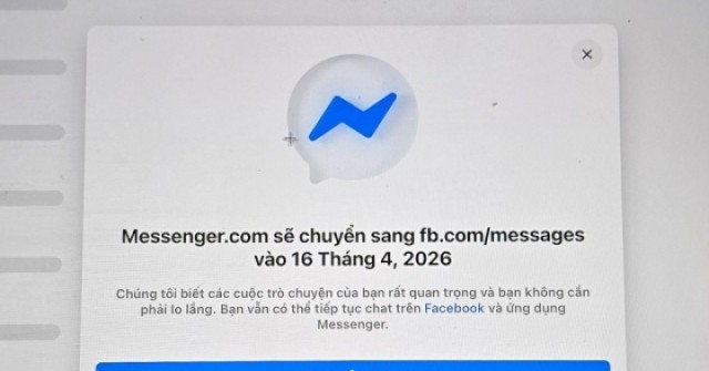 Meta thông báo đóng cửa trang Messenger.com