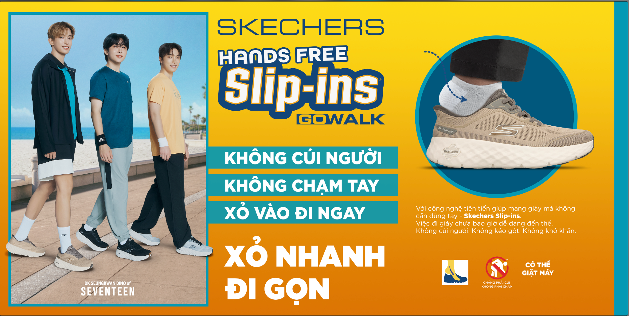 Skechers GOWalk Max Cushioning Flex – Trải nghiệm thoải mái trong từng chuyển động thường ngày - 1