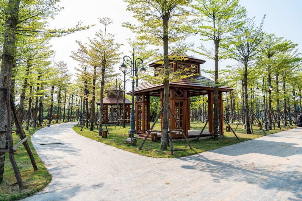 Dự án gây ấn tượng với không gian xanh nội khu rộng lớn