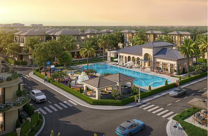 Sol Garden là án lấy cảm hứng từ kiến trúc Nam Âu và sở hữu hơn 3ha vườn xanh nội khu