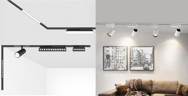 Sự khác nhau giữa đèn ray nam châm và đèn ray truyền thống