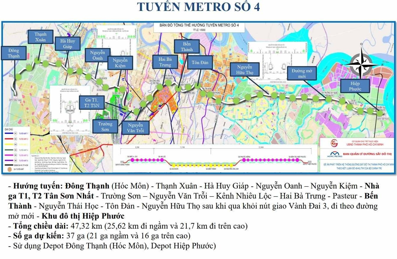 Tập đoàn Sovico quyết liệt triển khai tuyến Metro số 4, mở đường cho trục phát triển khu Nam.