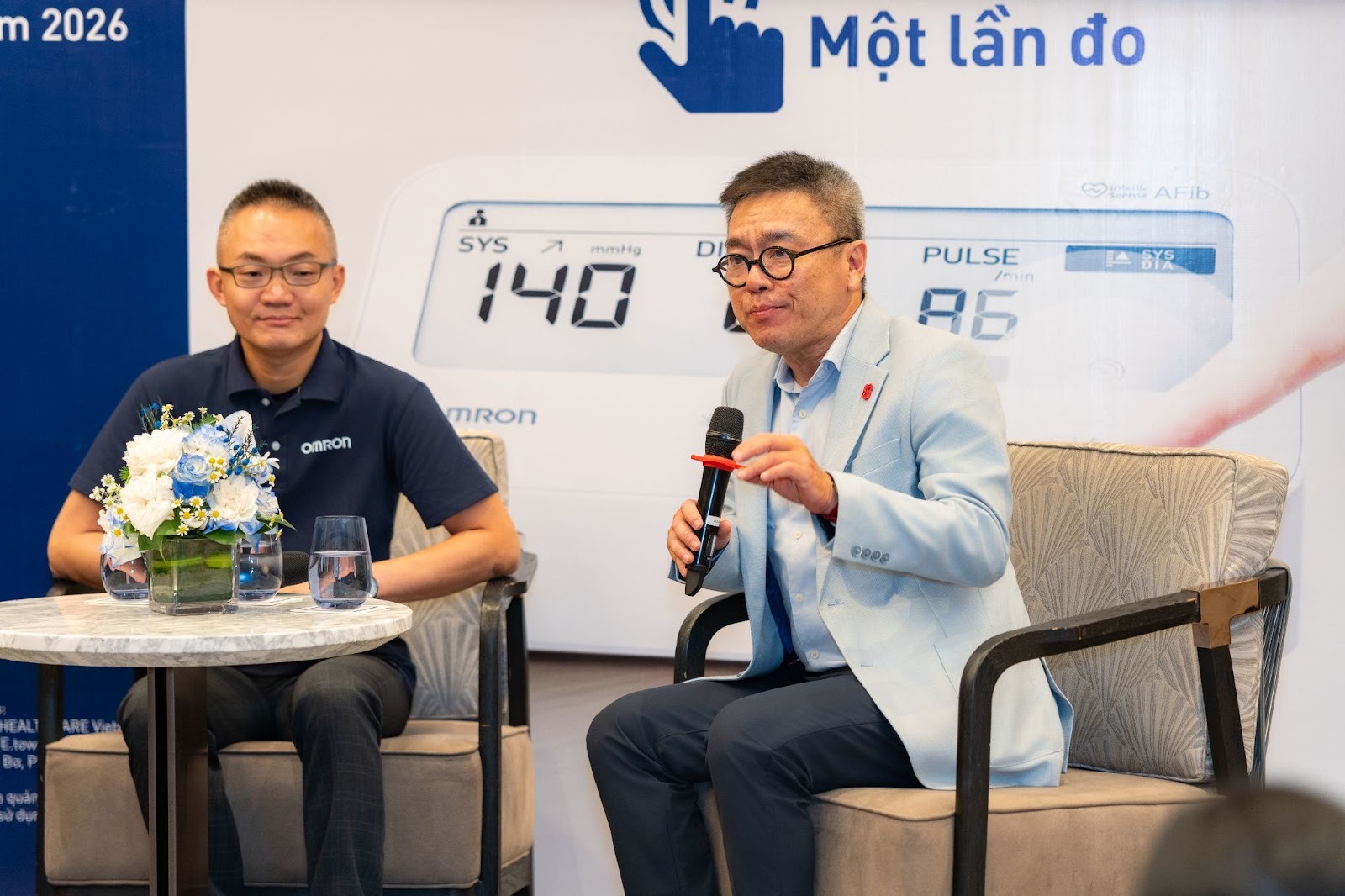 Bác sĩ Lê Đình Phương, Trưởng khoa Nội tổng quát & Y học gia đình, Bệnh viện FV chia sẻ. Ảnh: OMRON Healthcare Việt Nam