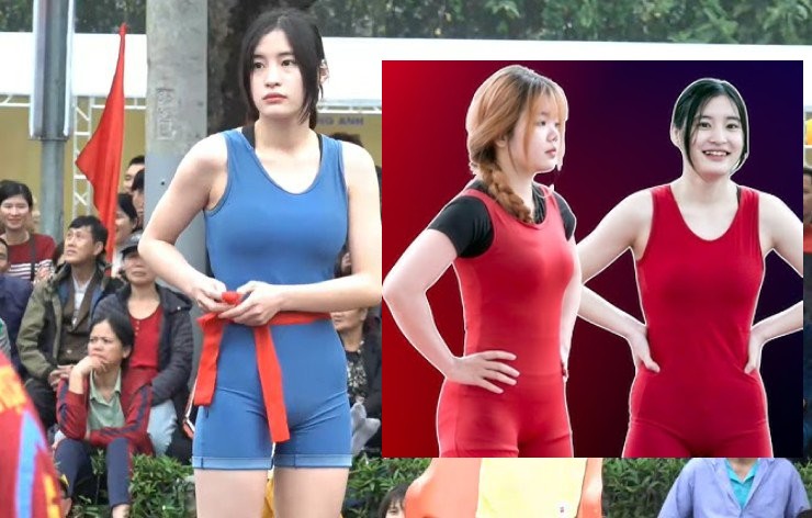 Cẩm Ly (tóc vàng) và Thu An (tóc đen) vừa mang tới cho khán giả một trận đấu mãn nhãn về mọi mặt