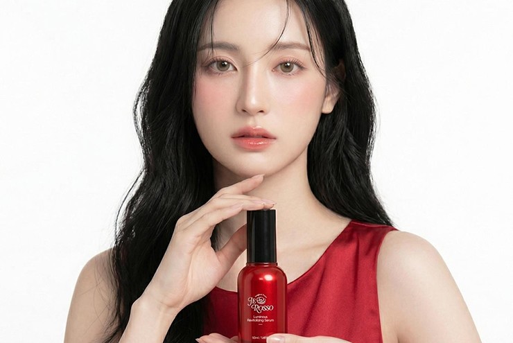 Serum Je Rosso: Hành trình phục hồi chuyên sâu từ hoa trà đỏ Jeju cho da sáng mịn, đàn hồi