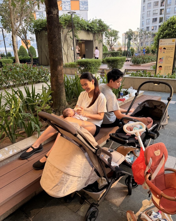 Ảnh sao 4/4: Thu Trang lần đầu đưa cặp song sinh đi làm - 9