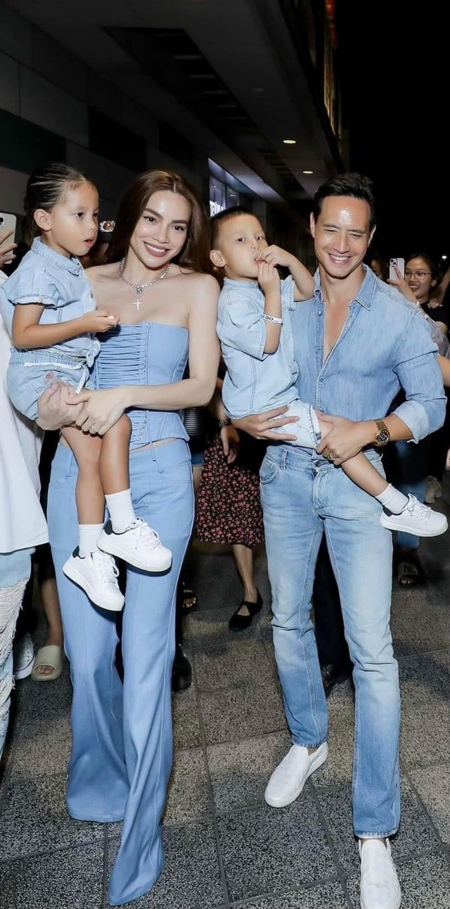 Gu mặc đồng điệu của gia đình Hồ Ngọc Hà - 7