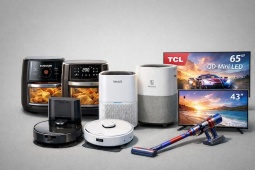 TV, nồi chiên không dầu, máy hút bụi giảm giá mạnh trong ngày đôi 4/4